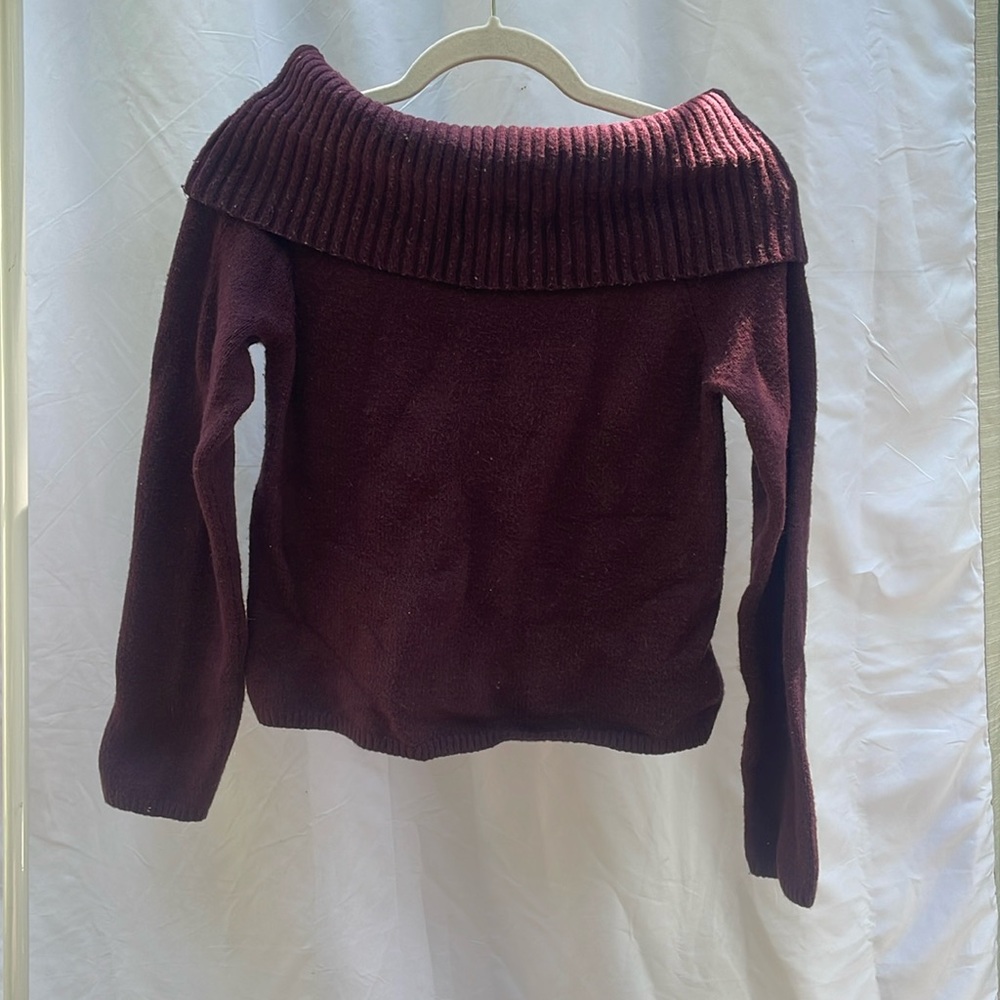 Off the shoulder sweater